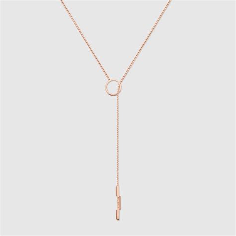 gucci link to love lariat necklace